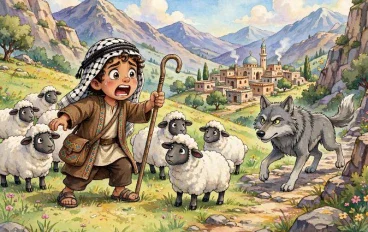 قصه الولد إلى كان بيكذب 