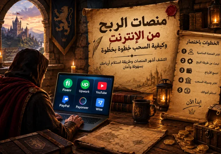 💰 شرح منصات الربح من الإنترنت وكيفية السحب خطوة بخطوة في 2026 💳