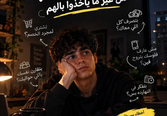 5 أخطاء مالية بيقع فيها الشباب من غير ما ياخدوا بالهم
