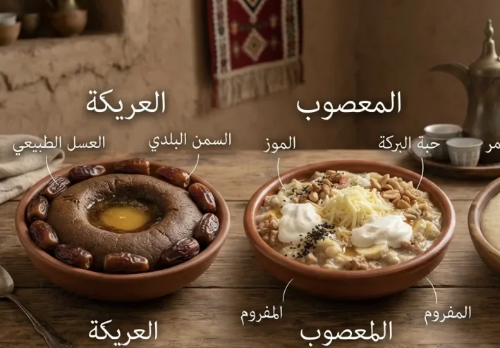 اكلات رئيسيه لا يمكن الاستغناء عنها