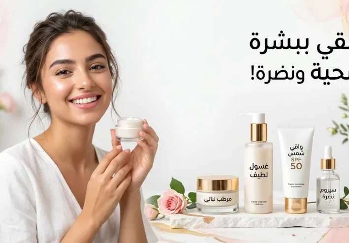 العناية بالبشرة: دليلك الشامل لبشرة صحية ونضرة ومشرقة