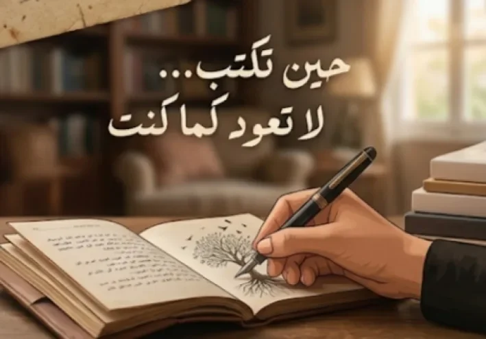 حين تكتب لا تعود كما كنت أبدا