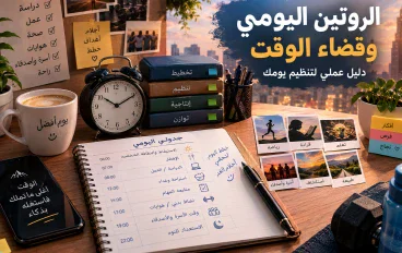 الروتين اليومي وقضاء الوقت: دليل عملي لتنظيم يومك