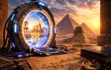 أسرار الزمن: دليل السفر الافتراضي إلى مصر القديمة