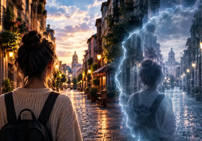 "هذا المكان لم تره من قبل… فلماذا يشعر عقلك أنك كنت هنا؟" 🧠👀