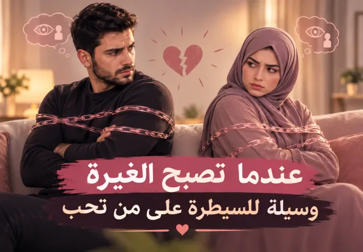 💔 عندما تصبح الغيرة وسيلة للسيطرة على من تحب