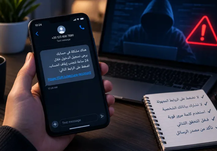 كيفيه النجاه من الاحتيال الالكتروني!