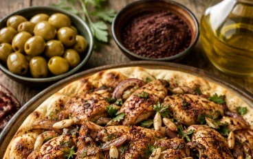 طريقة عمل المسخن الفلسطيني الأصلي.. أسرار الطعم الأصيل بخطوات سهلة ومقادير دقيقة 🇵🇸🍗