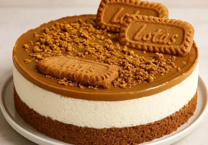 طريقة عمل تشيز كيك اللوتس البارد بدون فرن.. وصفة كريمية سهلة بطعم لا يُقاوم 🍪🍰