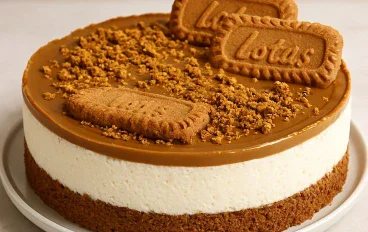 طريقة عمل تشيز كيك اللوتس البارد بدون فرن.. وصفة كريمية سهلة بطعم لا يُقاوم 🍪🍰
