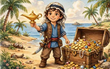 قصه علاء الدين والمصباح السحرى 