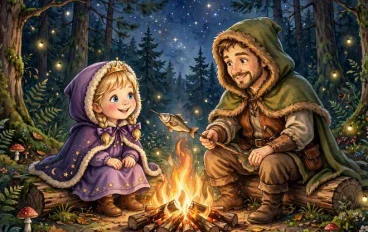 قصه الاميره الصغيره والصياد 