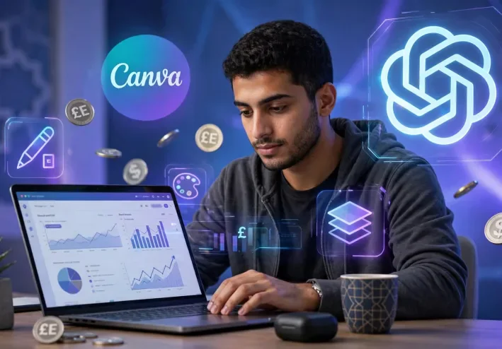 الربح من الإنترنت بالذكاء الاصطناعي مجانًا في 2026