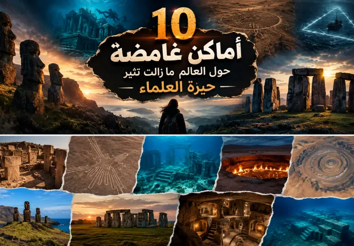10 أماكن غامضة حول العالم ما زالت تثير حيرة العلماء
