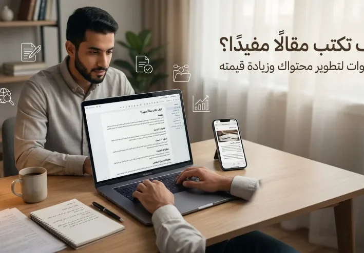 كيف تكتب مقالًا مفيدًا؟ 7 خطوات لتطوير محتواك وزيادة قيمته