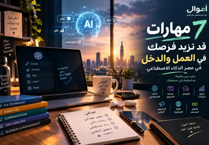 7 مهارات قد تغيّر فرصك في العمل والدخل في عصر الذكاء الاصطناعي