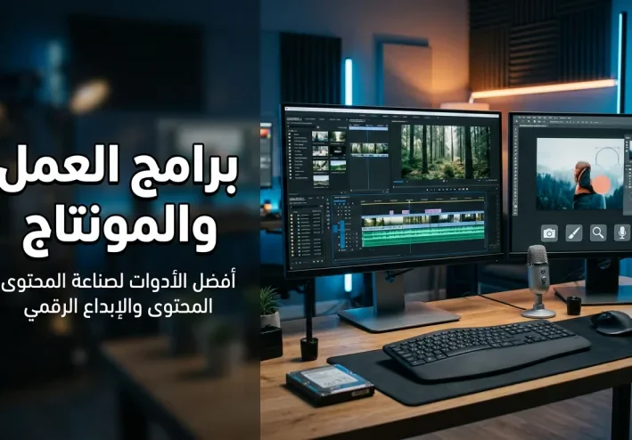 أفضل برامج العمل والمونتاج: أدوات تساعدك على تطوير مهاراتك الرقمية