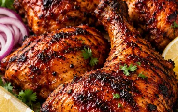 🍗 طريقة عمل الدجاج المحمر في الفرن بتتبيلة سرية ولون ذهبي شهي 😋✨