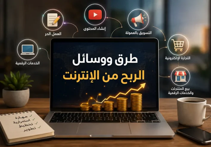 طرق و وسائل الربح من الانترنت