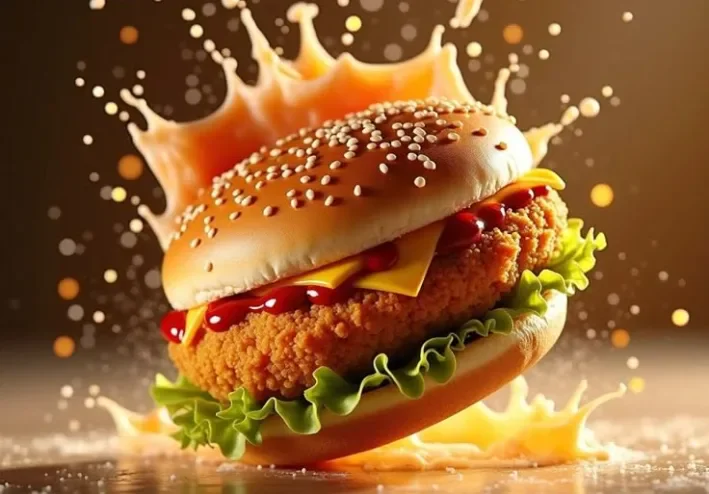 🍔 طريقة عمل البرجر المنزلي باللحم والجبنة مثل المطاعم بخطوات سهلة وشهية 😋✨