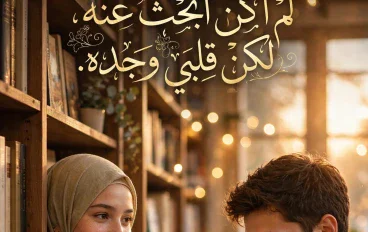 لم اكن ابحث عنه ولكن قلبى وجده