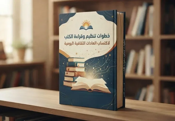 خطوات تنظيم وقراءة الكتب لاكتساب العادات الثقافية اليومية