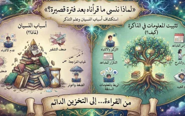 لماذا ننسى ما قرأناه بعد فترة قصيرة؟ أسباب النسيان وكيف تثبت المعلومات في الذاكرة
