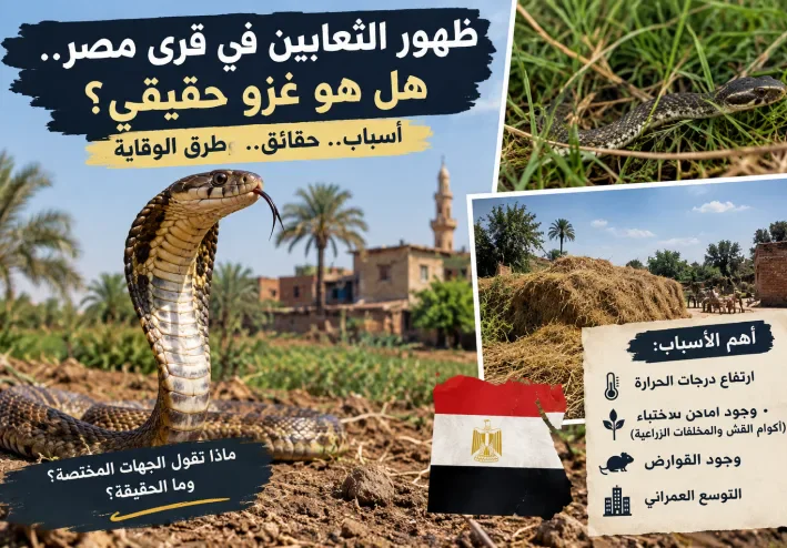 هل الثعابين تغزو مصر