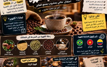 ☕ اليوم العالمي للقهوة 2026.. لماذا أصبح 1 أكتوبر يومًا عالميًا لعشاق القهوة؟