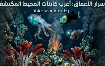 🌊 أغرب الكائنات البحرية التي اكتشفها العلماء.. مخلوقات تبدو وكأنها من عالم آخر! 🐙
