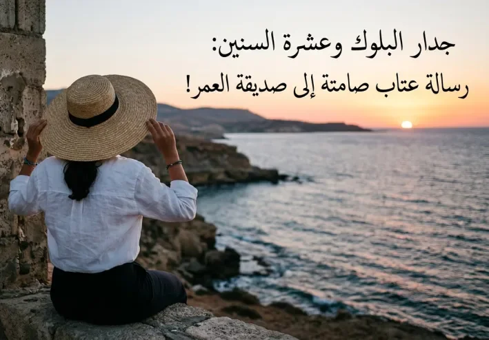 جدار البلوك وعشرة السنين: رسالة عتاب صامتة إلى صديقة العمر!
