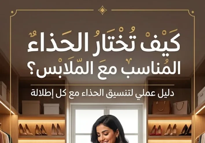 كيف تختار الحذاء المناسب مع الملابس؟ دليل عملي لتنسيق الحذاء مع كل إطلالة