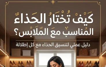 كيف تختار الحذاء المناسب مع الملابس؟ دليل عملي لتنسيق الحذاء مع كل إطلالة