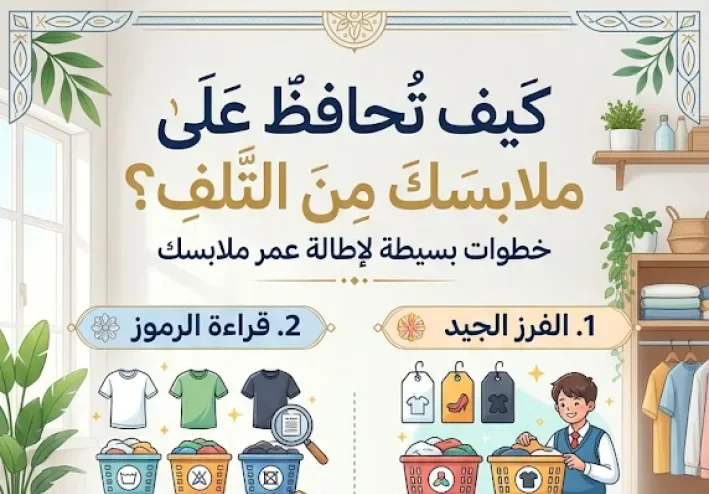 كيف تحافظ على الملابس من التلف؟ خطوات بسيطة لإطالة عمر ملابسك