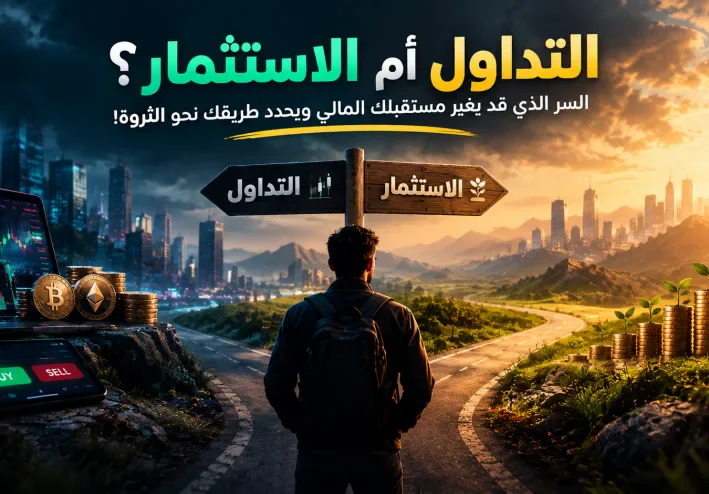 🔥 التداول أم الاستثمار؟ السر الذي قد يغيّر مستقبلك المالي ويحدد طريقك نحو الثروة ام نحوي الهاوية !
