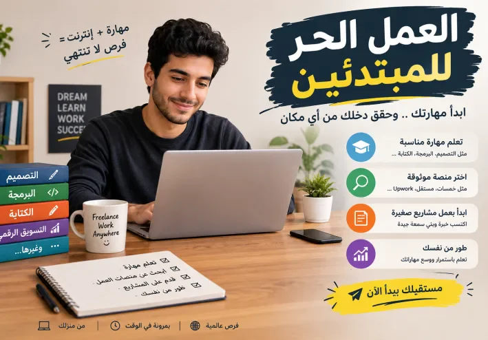 العمل الحر للمبتدئين