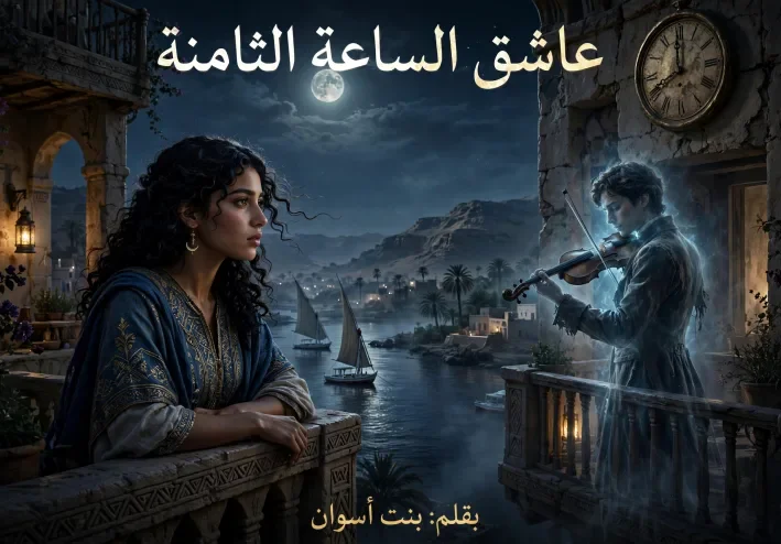 الساعة8 احببت شبحا ياتى كل ليلة