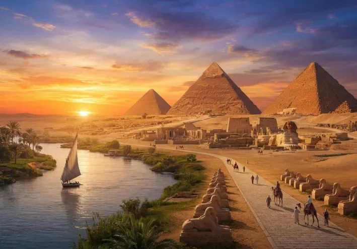 عراقة التاريخ وسحر الأبدية: قصة الحضارة المصرية القديمة التي أبهرت العالم