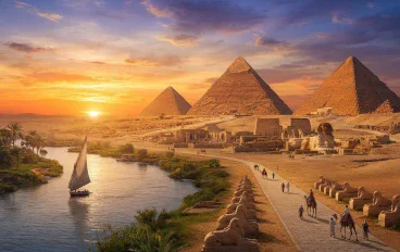 عراقة التاريخ وسحر الأبدية: قصة الحضارة المصرية القديمة التي أبهرت العالم