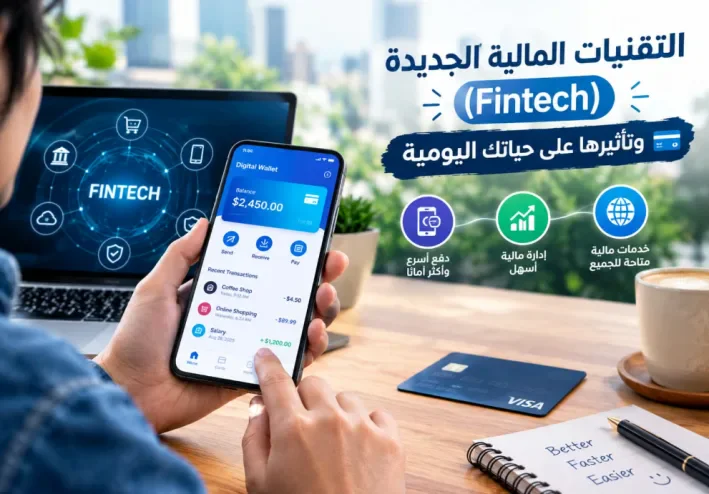 التقنيات المالية الجديدة (Fintech) وتأثيرها على حياتك اليومية 💳