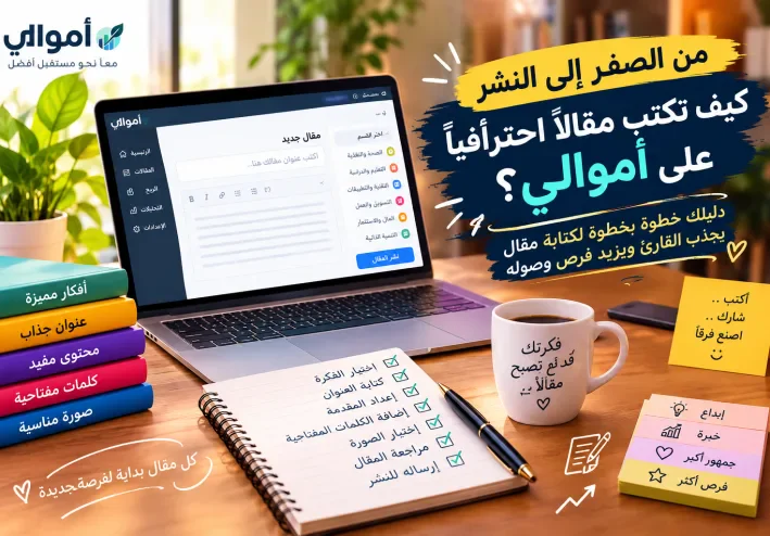 من الصفر الى النشر:كيف تكتب مقالا احترافيا علي أموالي وتزيد من فرص وصوله للقراء؟