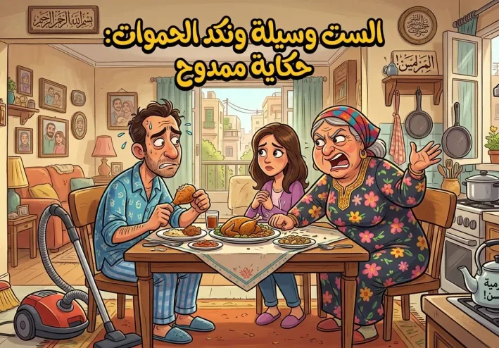 الست وسيله ونكد الحموات حكاية ممدوح