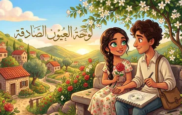 لوحة العيون الصادقه