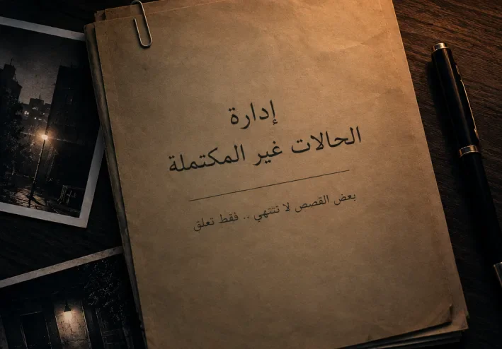 ملفات القضايه الغامضه