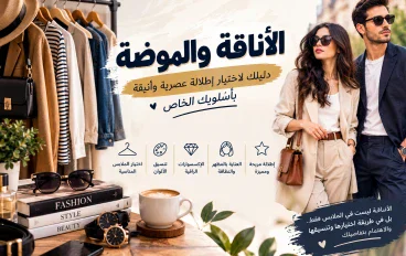  الأناقة والموضة: دليلك لاختيار إطلالة عصرية وأنيقة بأسلوبك الخاص.