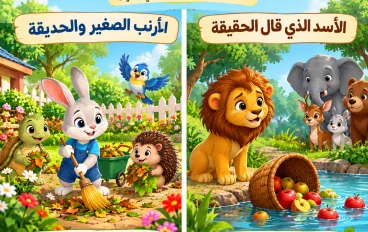 🌟 قصص أطفال قصيرة وممتعة: حكايتان تحملان درسًا جميلًا