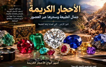 الاحجار الكريمة عنوان للطبيعة