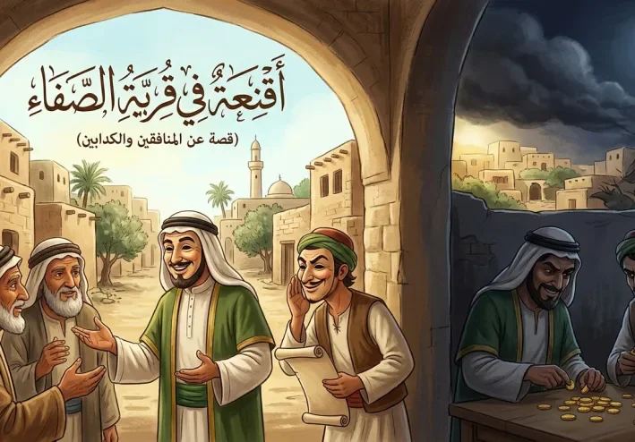 اقنعة فى قرية الصفاء و سالم وطارق