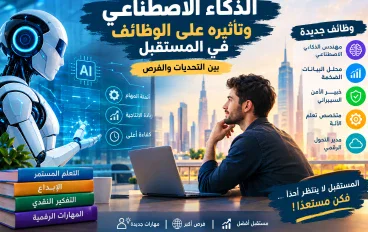 الذكاء الاصطناعي وتأثيره على الوظائف في المستقبل: بين التحديات والفرص