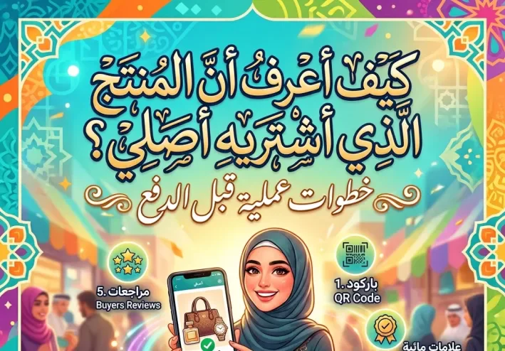 كيف أعرف أن المنتج الذي أشتريه أصلي؟ خطوات عملية قبل الدفع